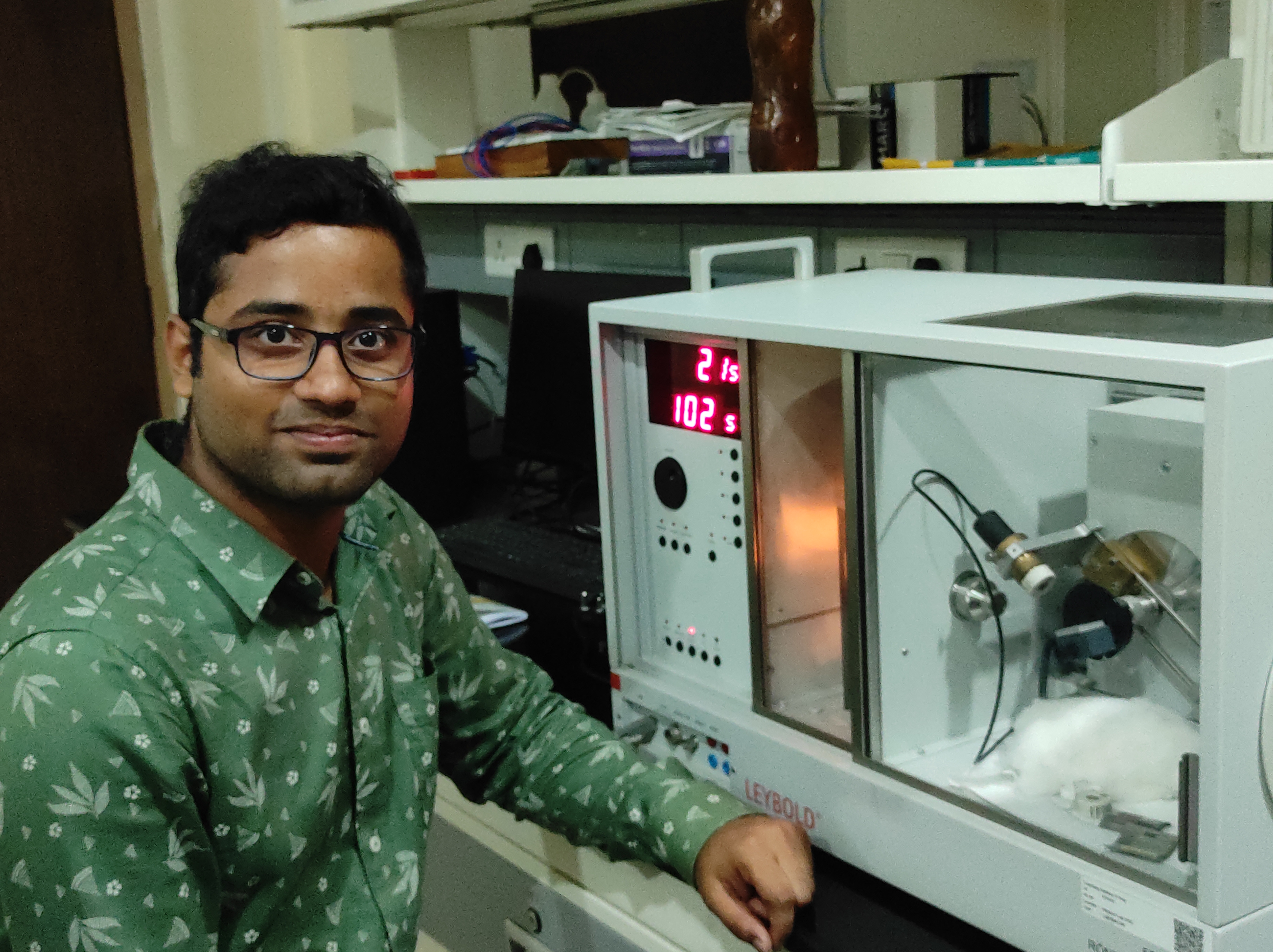 Suraj Kumar Panigrahi with Xray apparatus